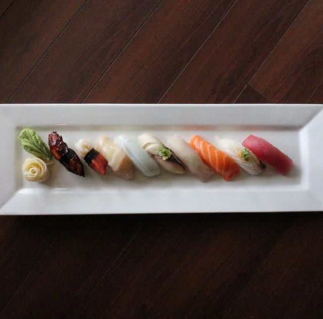 Nigiri Sushi Plate.